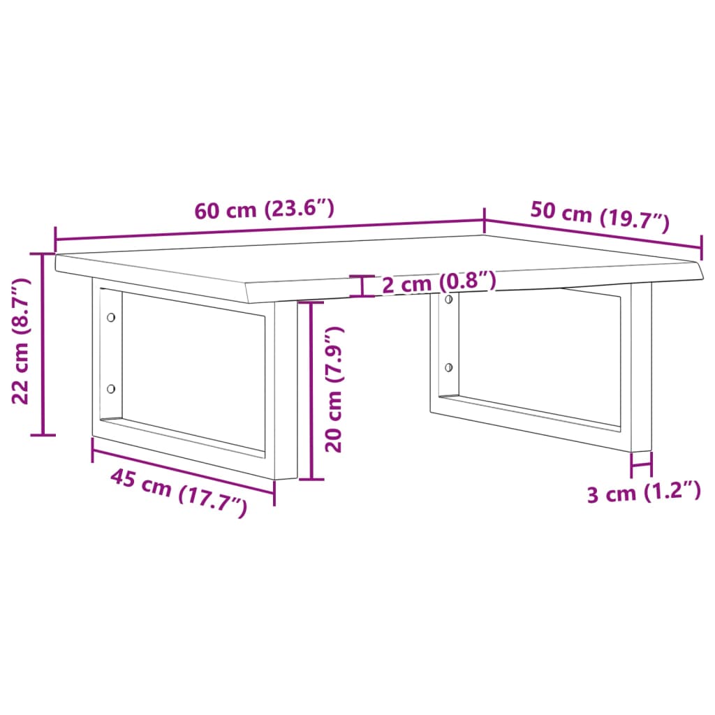 Badkamer wandschap staal en massief eikenhout Badkamerkaptafels | Creëer jouw Trendy Thuis | Gratis bezorgd & Retour | Trendy.nl