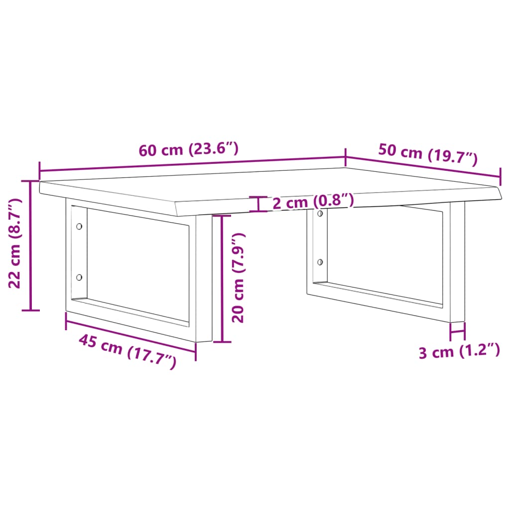 Badkamer wandschap staal en massief eikenhout Badkamerkaptafels | Creëer jouw Trendy Thuis | Gratis bezorgd & Retour | Trendy.nl