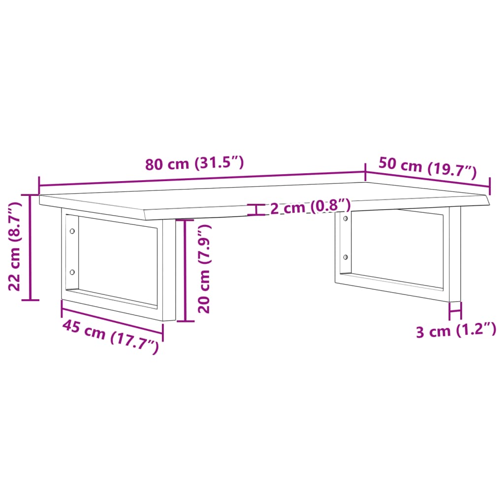 Badkamer wandschap staal en massief eikenhout Badkamerkaptafels | Creëer jouw Trendy Thuis | Gratis bezorgd & Retour | Trendy.nl