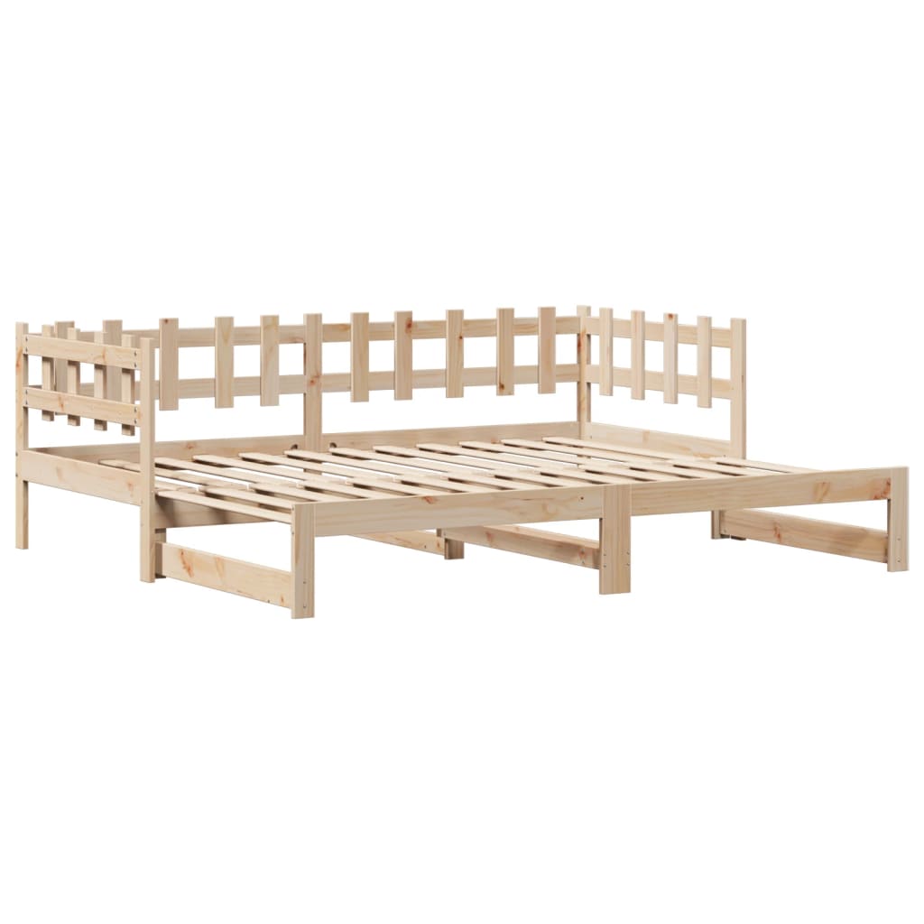 Slaapbank met onderschuifbed en lades 90x190 cm grenenhout Bedden & bedframes | Creëer jouw Trendy Thuis | Gratis bezorgd & Retour | Trendy.nl