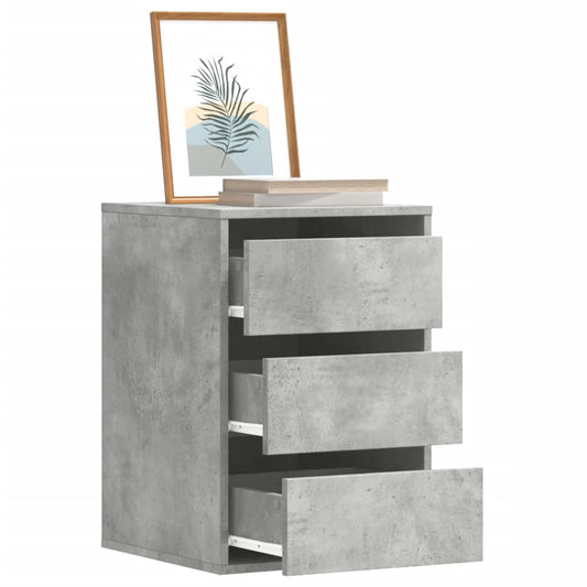 Ladekast 40x41x58 cm bewerkt hout betongrijs Commodes & ladekasten | Creëer jouw Trendy Thuis | Gratis bezorgd & Retour | Trendy.nl