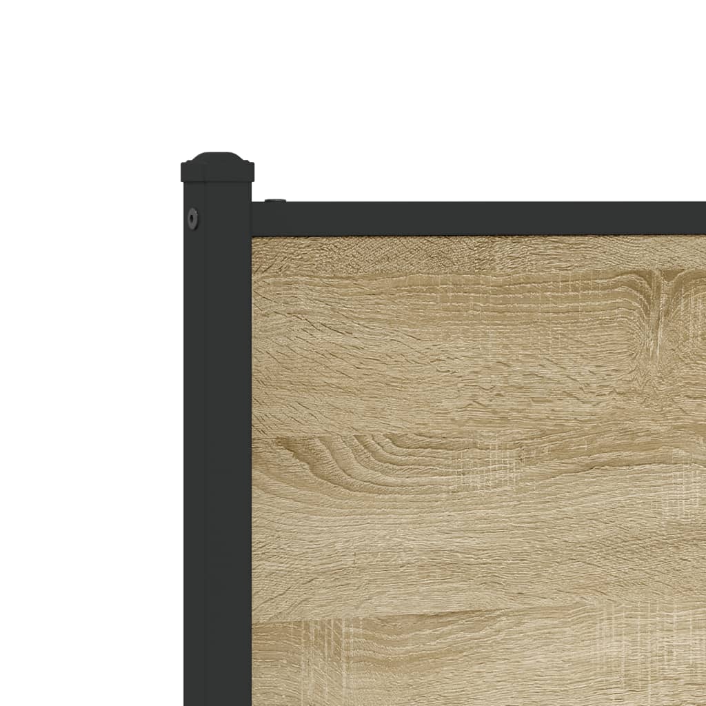 Bedframe zonder matras metaal sonoma eikenkleurig 90x190 cm Bedden & bedframes | Creëer jouw Trendy Thuis | Gratis bezorgd & Retour | Trendy.nl