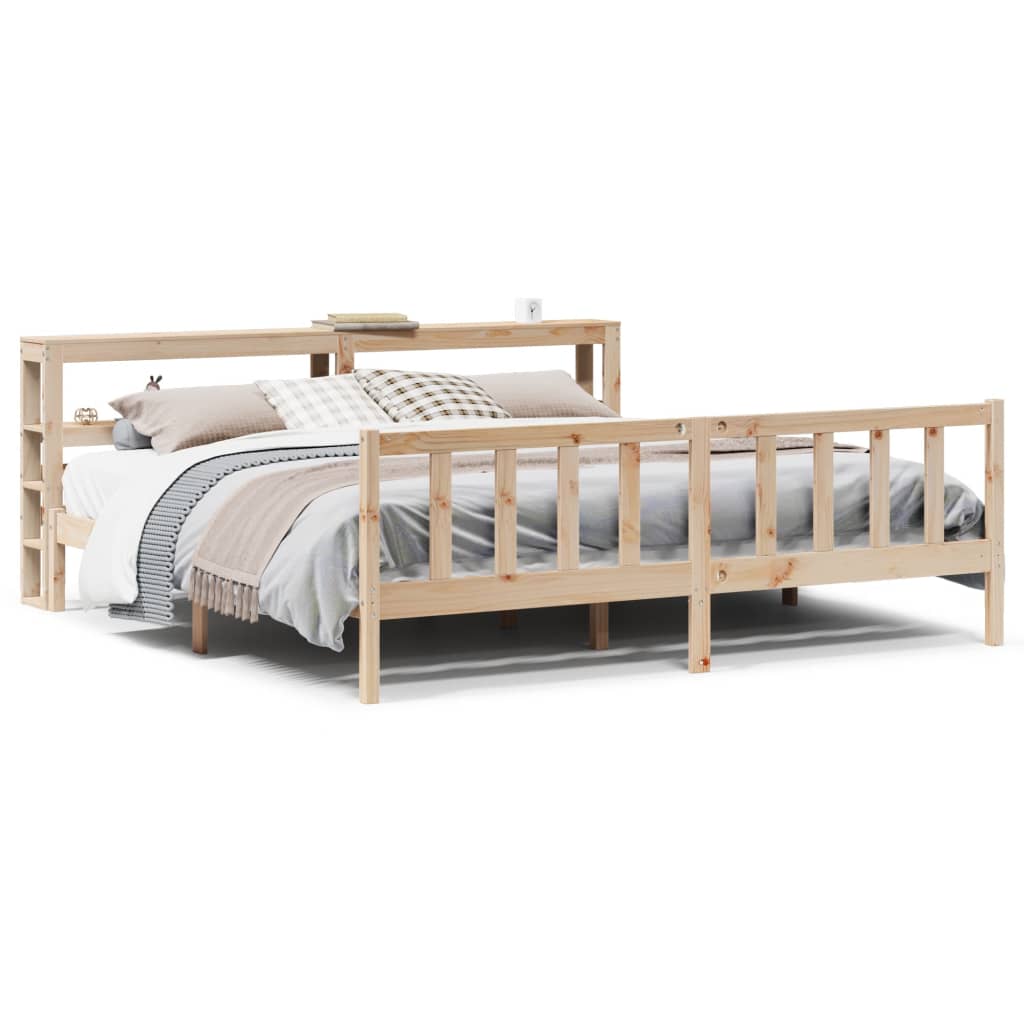 Bedframe zonder matras massief grenenhout 180x200 cm