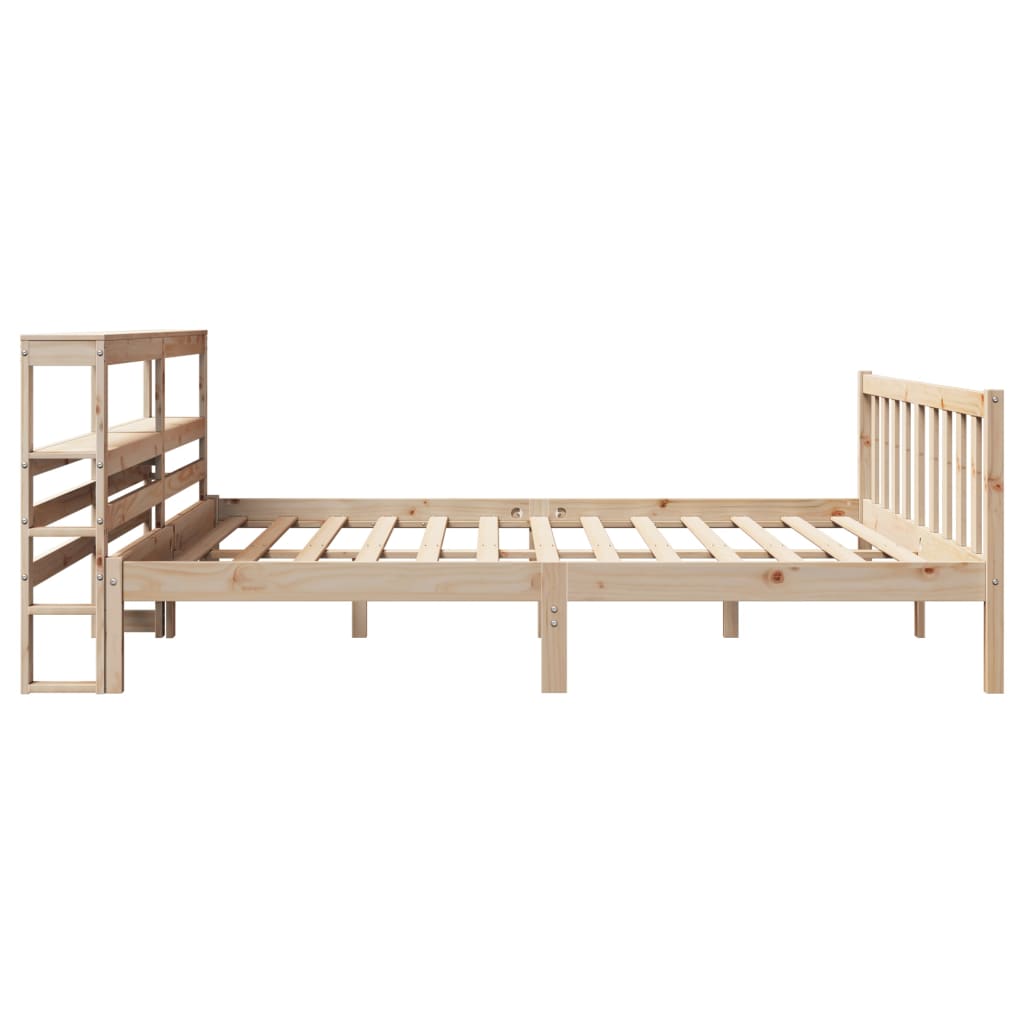 Bedframe zonder matras massief grenenhout 180x200 cm