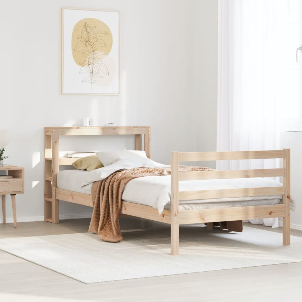 Bedframe zonder matras massief grenenhout 100x200 cm Bedden & bedframes | Creëer jouw Trendy Thuis | Gratis bezorgd & Retour | Trendy.nl