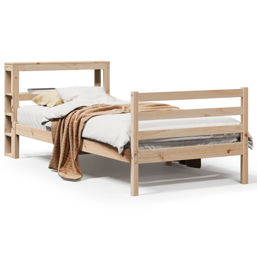 Bedframe zonder matras massief grenenhout 100x200 cm Bedden & bedframes | Creëer jouw Trendy Thuis | Gratis bezorgd & Retour | Trendy.nl