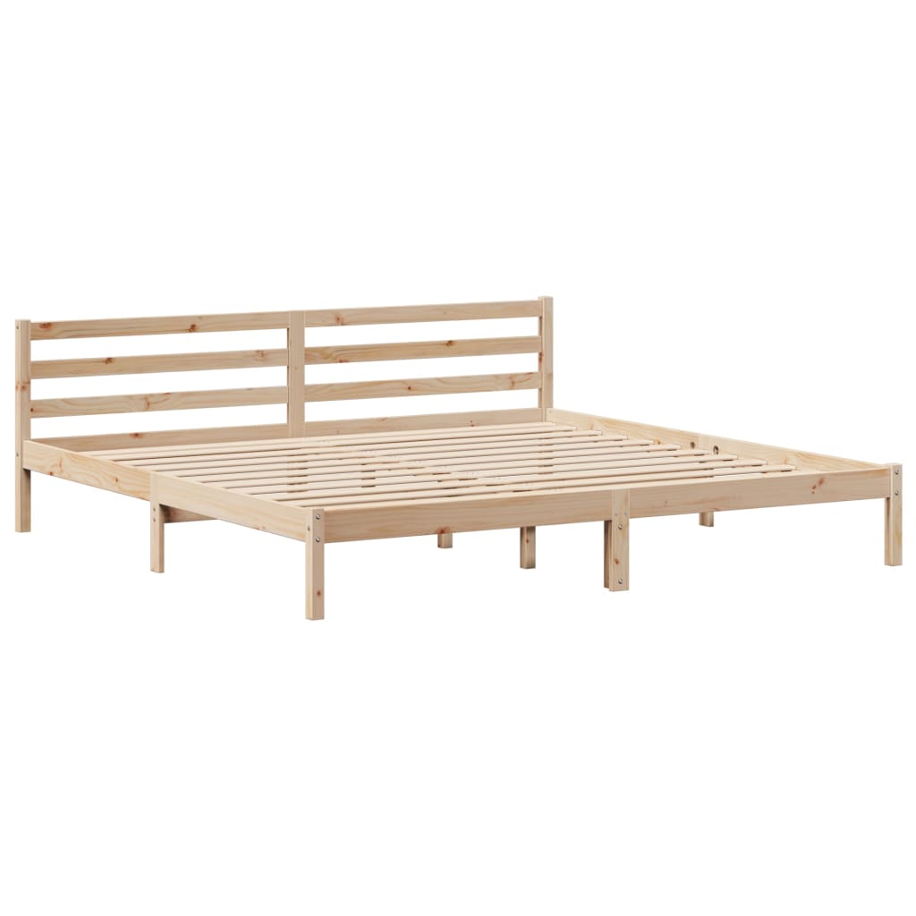 Bedframe zonder matras massief grenenhout 180x200 cm Bedden & bedframes | Creëer jouw Trendy Thuis | Gratis bezorgd & Retour | Trendy.nl