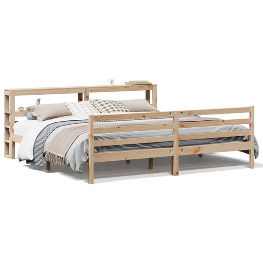 Bedframe zonder matras massief grenenhout 180x200 cm Bedden & bedframes | Creëer jouw Trendy Thuis | Gratis bezorgd & Retour | Trendy.nl