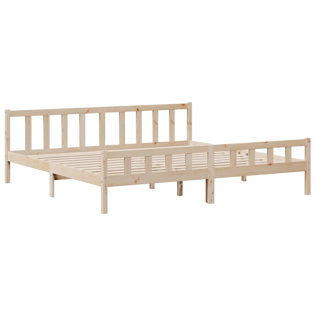 Bedframe zonder matras massief grenenhout 180x200 cm