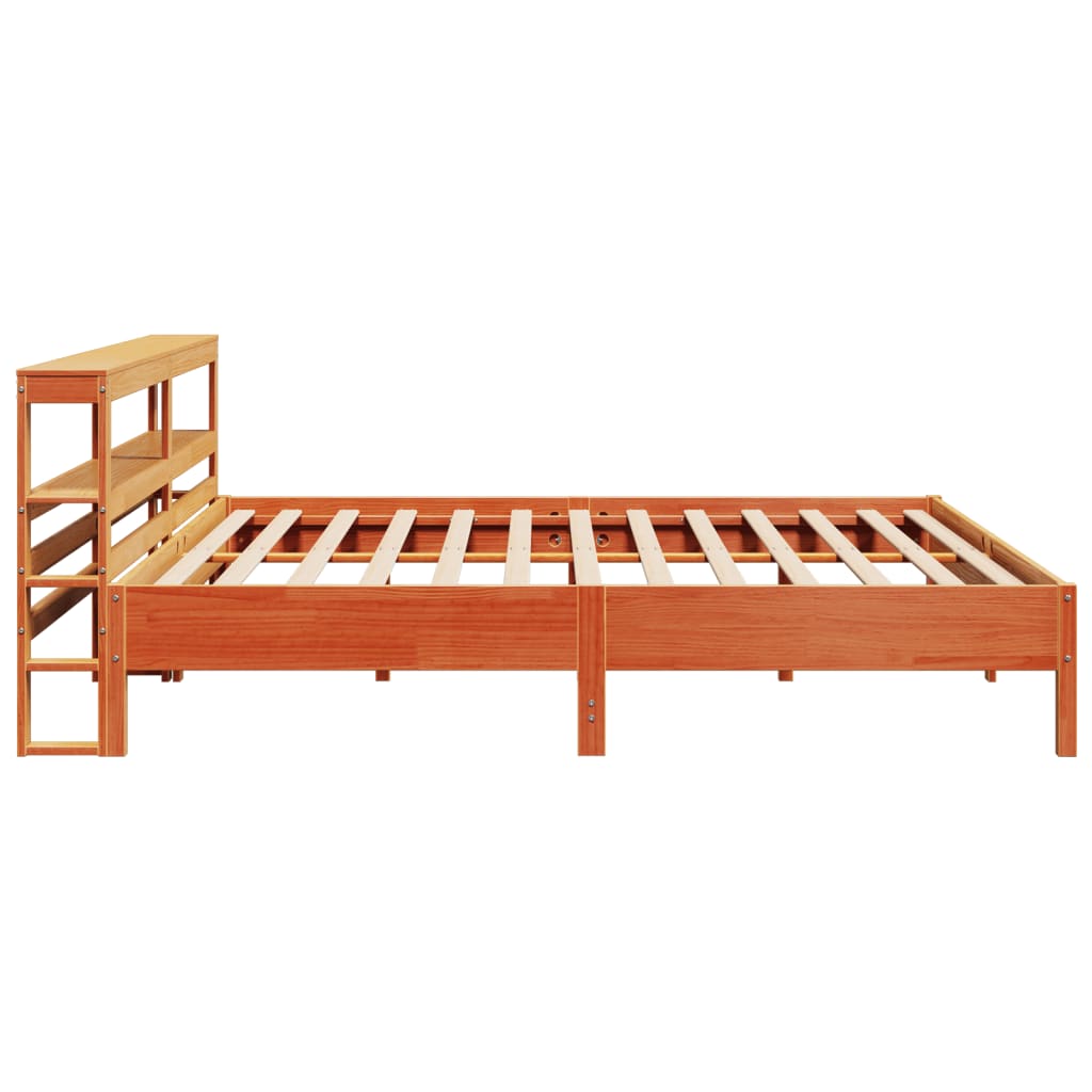 Bedframe zonder matras massief grenenhout wasbruin 180x200 cm Bedden & bedframes | Creëer jouw Trendy Thuis | Gratis bezorgd & Retour | Trendy.nl