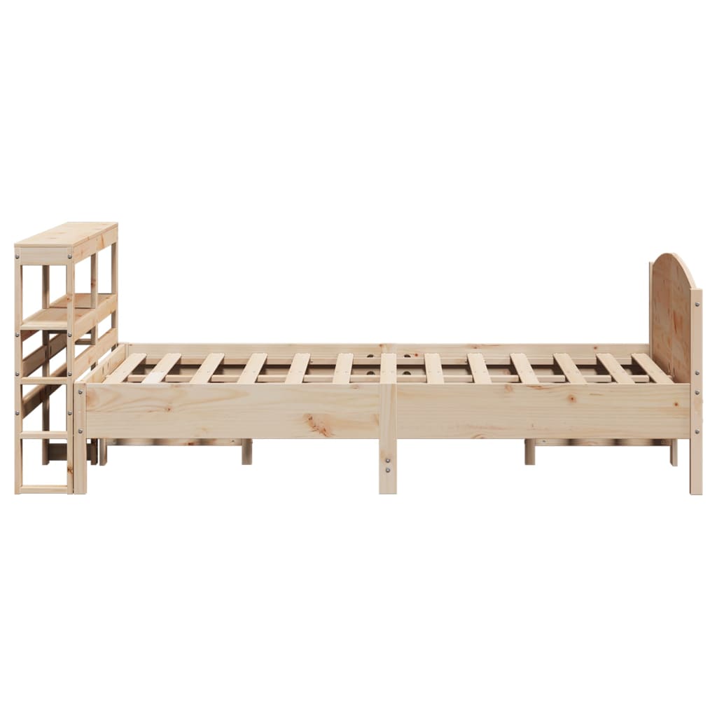 Bedframe zonder matras massief grenenhout 160x200 cm