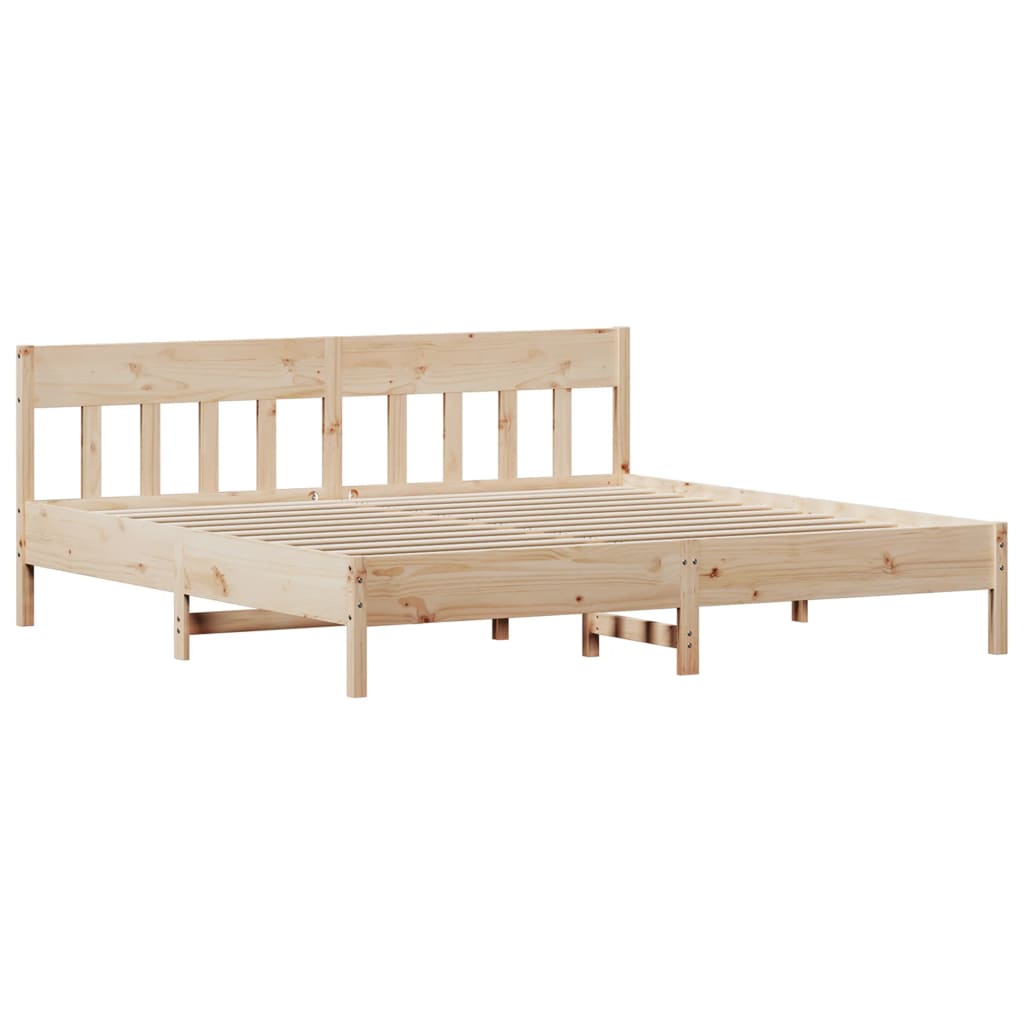 Bedframe zonder matras massief grenenhout 180x200 cm