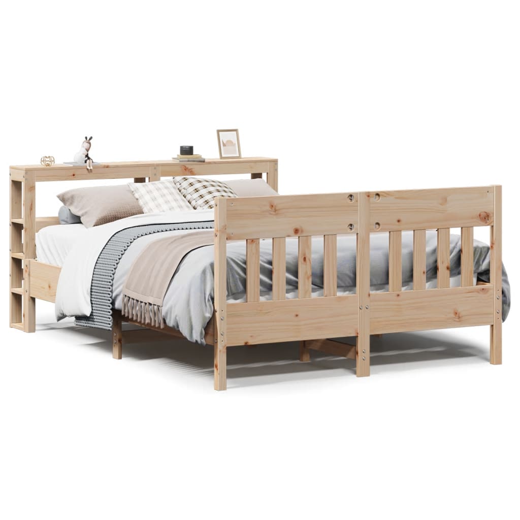 Bedframe zonder matras massief grenenhout 160x200 cm