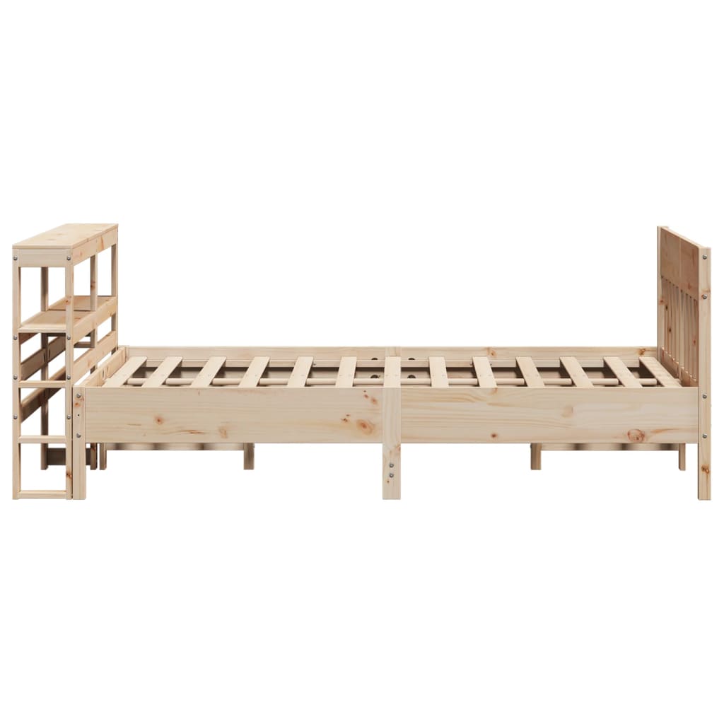 Bedframe zonder matras massief grenenhout 160x200 cm