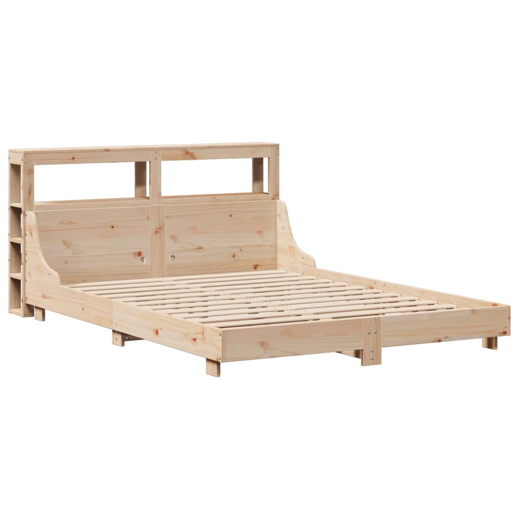 Bedframe zonder matras massief grenenhout 150x200 cm