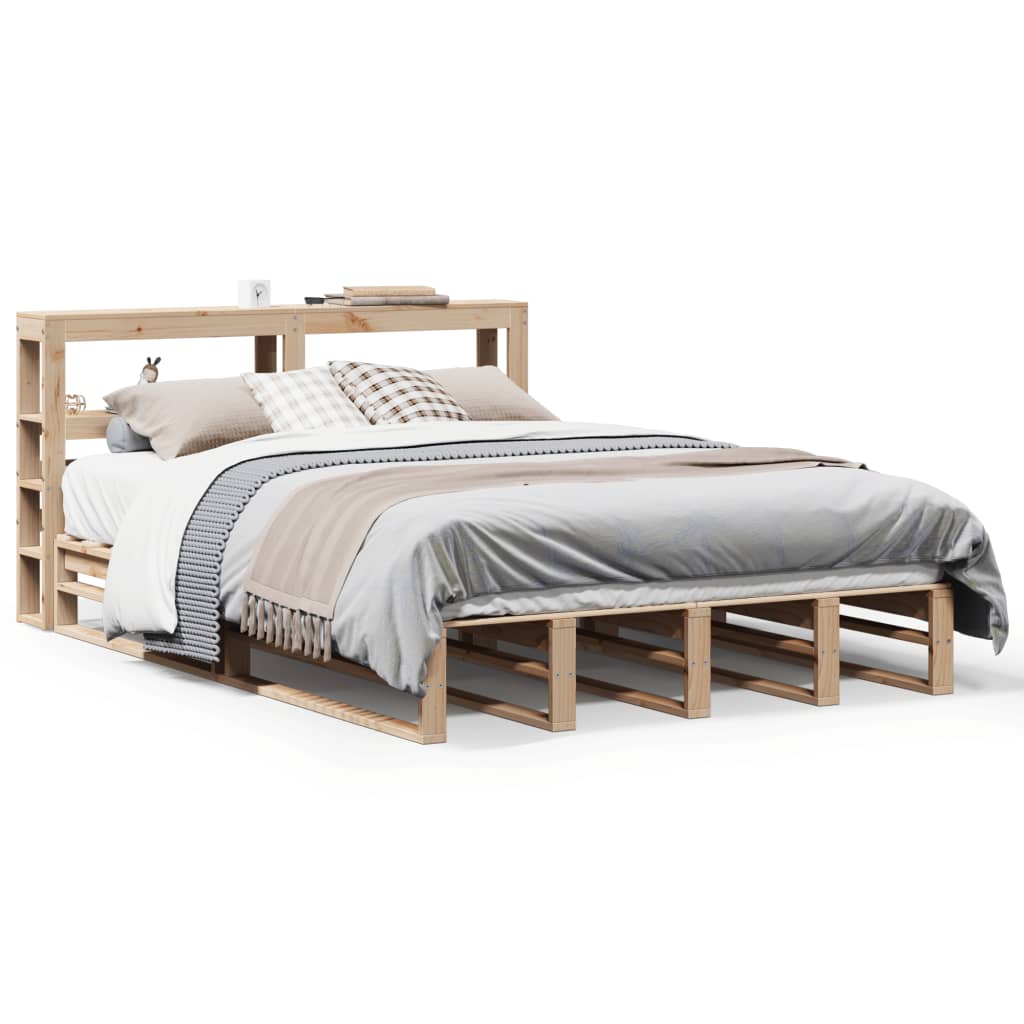 Bedframe zonder matras massief grenenhout 120x200 cm