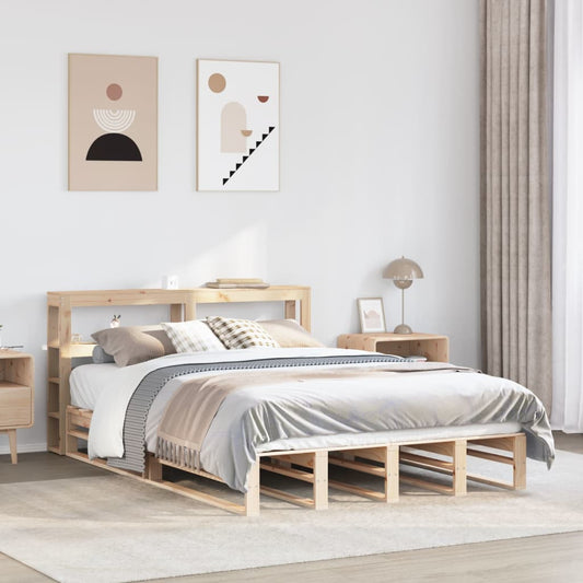 Bedframe zonder matras massief grenenhout 140x200 cm Bedden & bedframes | Creëer jouw Trendy Thuis | Gratis bezorgd & Retour | Trendy.nl