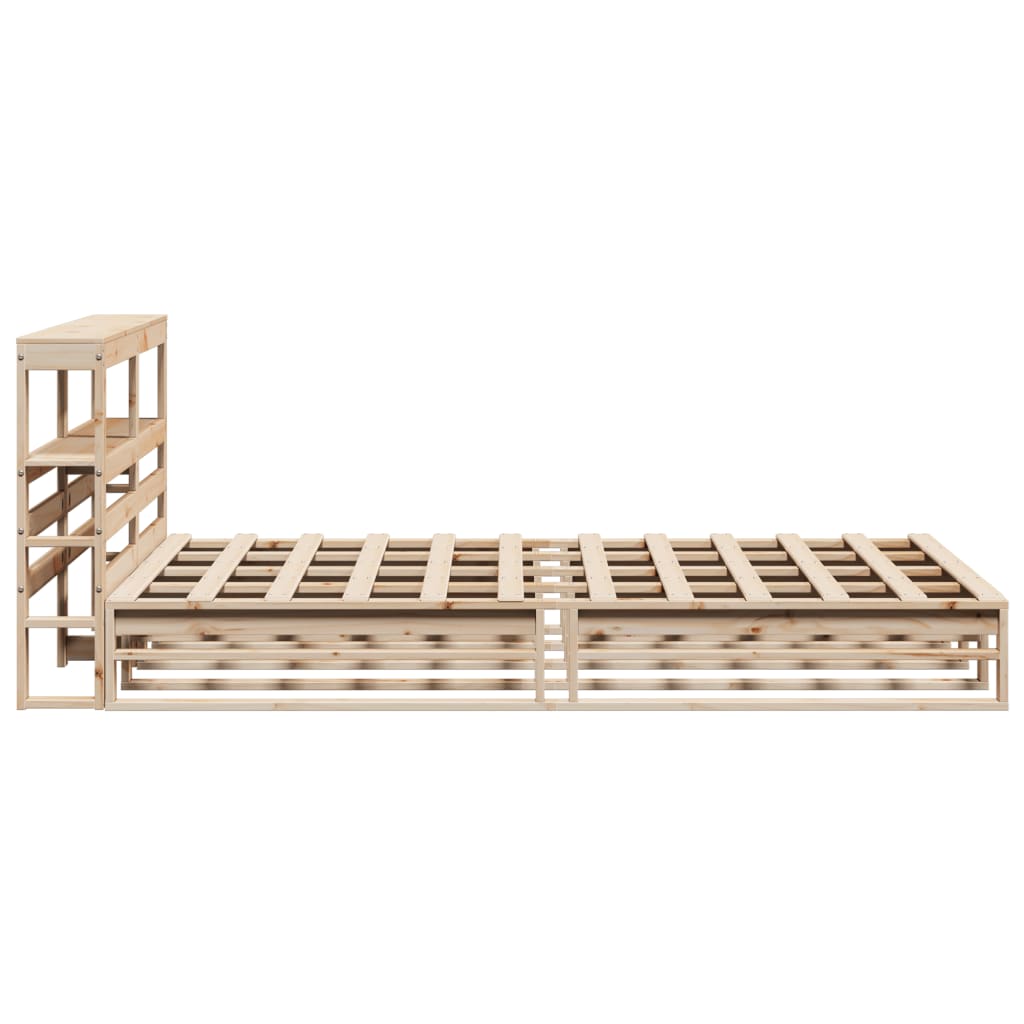 Bedframe zonder matras massief grenenhout 140x190 cm Bedden & bedframes | Creëer jouw Trendy Thuis | Gratis bezorgd & Retour | Trendy.nl