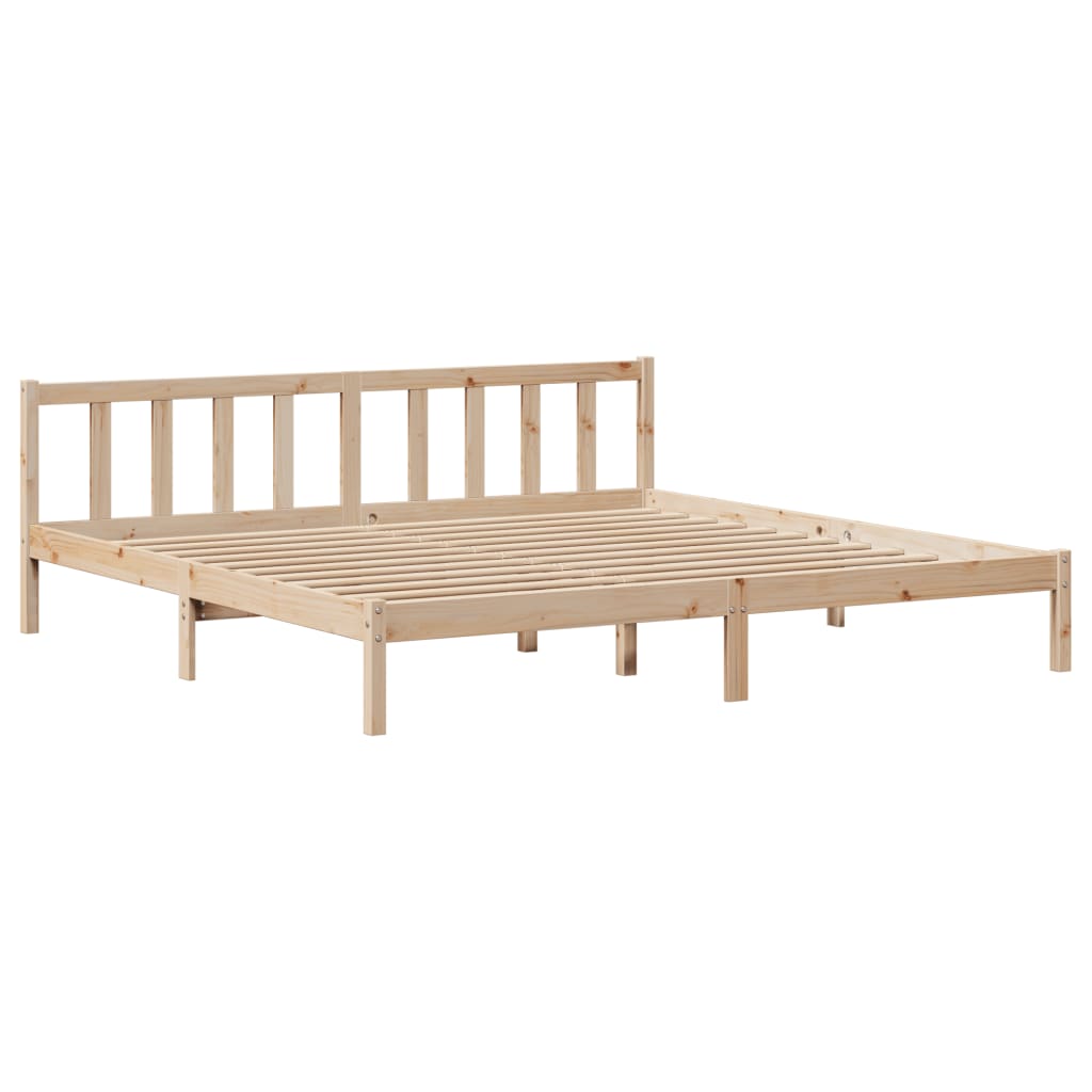 Bedframe zonder matras massief grenenhout 180x200 cm