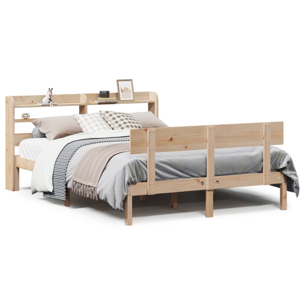 Bedframe zonder matras massief grenenhout 160x200 cm Bedden & bedframes | Creëer jouw Trendy Thuis | Gratis bezorgd & Retour | Trendy.nl