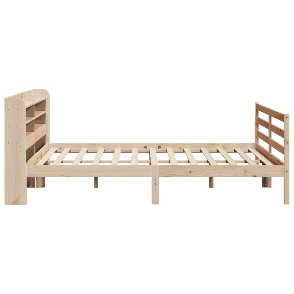 Bedframe met hoofdbord massief grenenhout 180x200 cm Bedden & bedframes | Creëer jouw Trendy Thuis | Gratis bezorgd & Retour | Trendy.nl