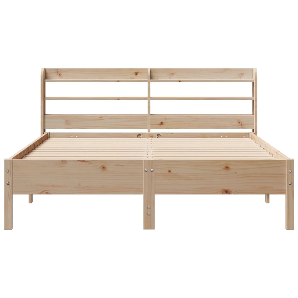 Bedframe zonder matras massief grenenhout 150x200 cm Bedden & bedframes | Creëer jouw Trendy Thuis | Gratis bezorgd & Retour | Trendy.nl