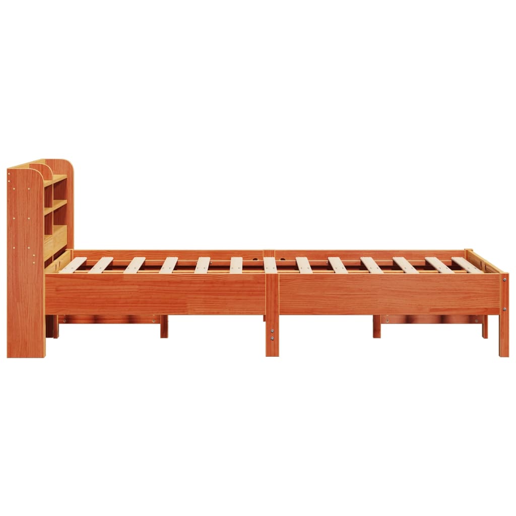 Bedframe zonder matras massief grenenhout wasbruin 90x190 cm Bedden & bedframes | Creëer jouw Trendy Thuis | Gratis bezorgd & Retour | Trendy.nl