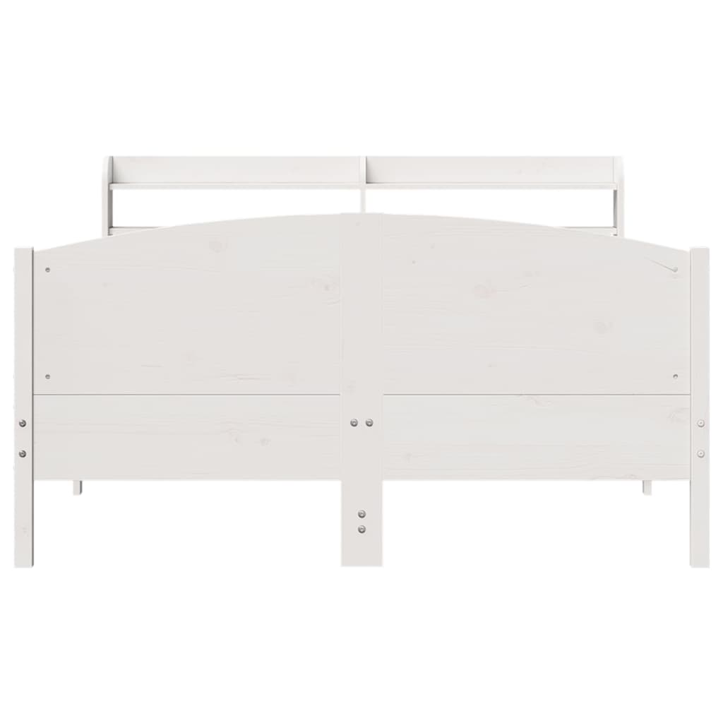 Bedframe zonder matras massief grenenhout wit 160x200 cm Bedden & bedframes | Creëer jouw Trendy Thuis | Gratis bezorgd & Retour | Trendy.nl