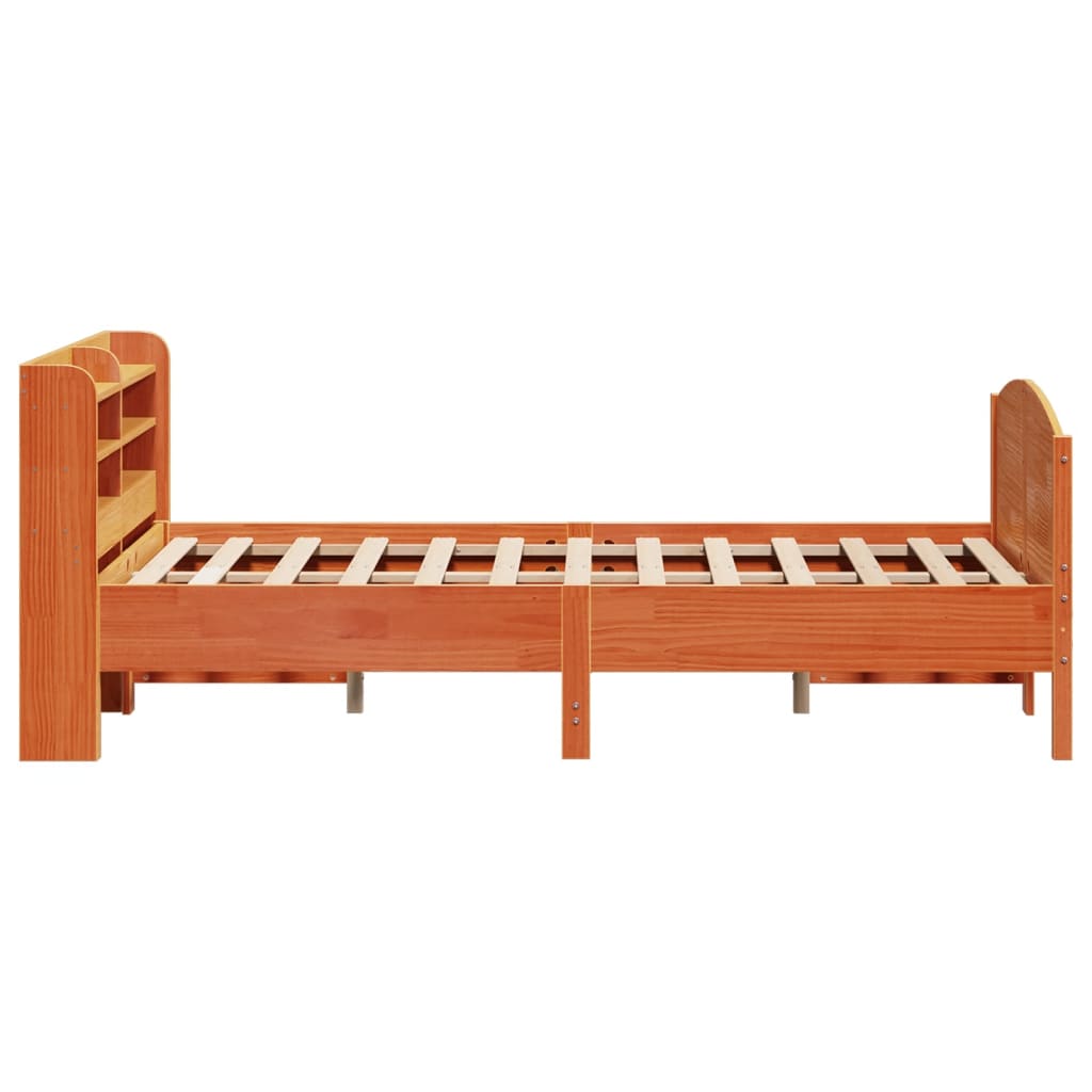 Bedframe zonder matras massief grenenhout wasbruin 160x200 cm Bedden & bedframes | Creëer jouw Trendy Thuis | Gratis bezorgd & Retour | Trendy.nl