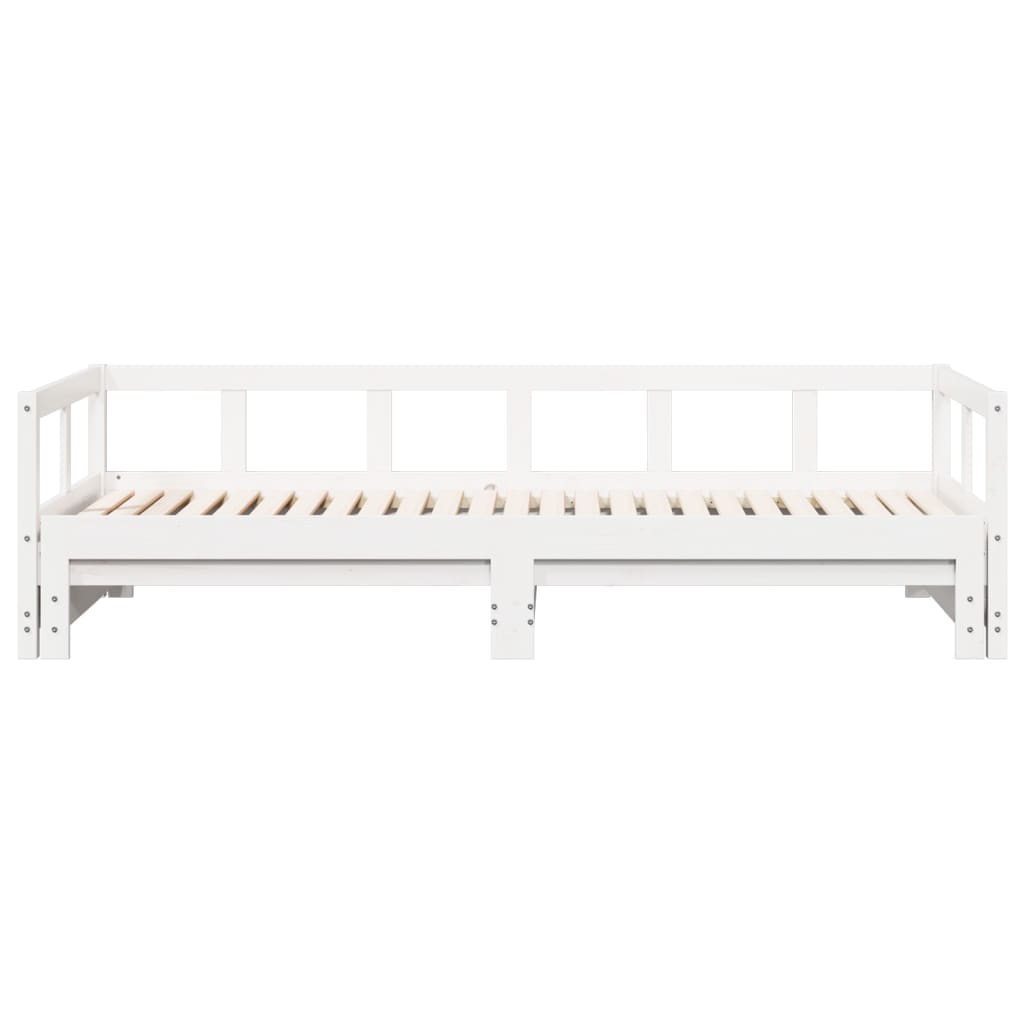 Slaapbank zonder matras 80x200 cm massief grenenhout wit Bedden & bedframes | Creëer jouw Trendy Thuis | Gratis bezorgd & Retour | Trendy.nl