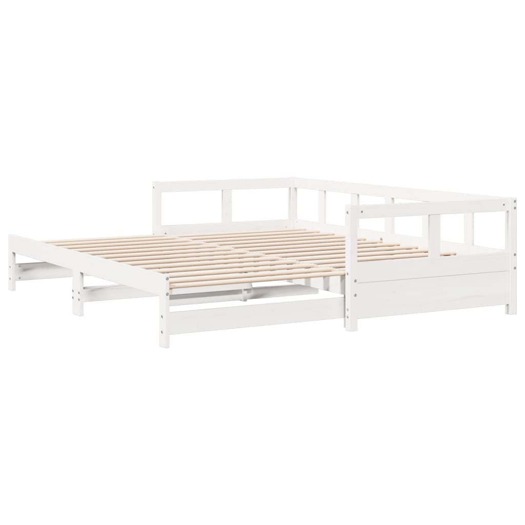 Slaapbank zonder matras 80x200 cm massief grenenhout wit Bedden & bedframes | Creëer jouw Trendy Thuis | Gratis bezorgd & Retour | Trendy.nl