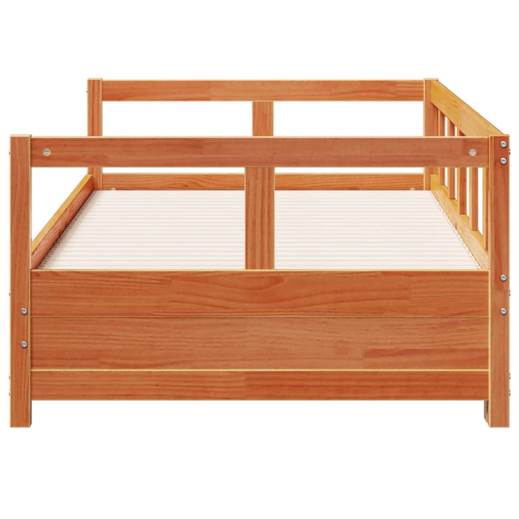 Slaapbank zonder matras 90x190 cm massief grenenhout wasbruin Bedden & bedframes | Creëer jouw Trendy Thuis | Gratis bezorgd & Retour | Trendy.nl