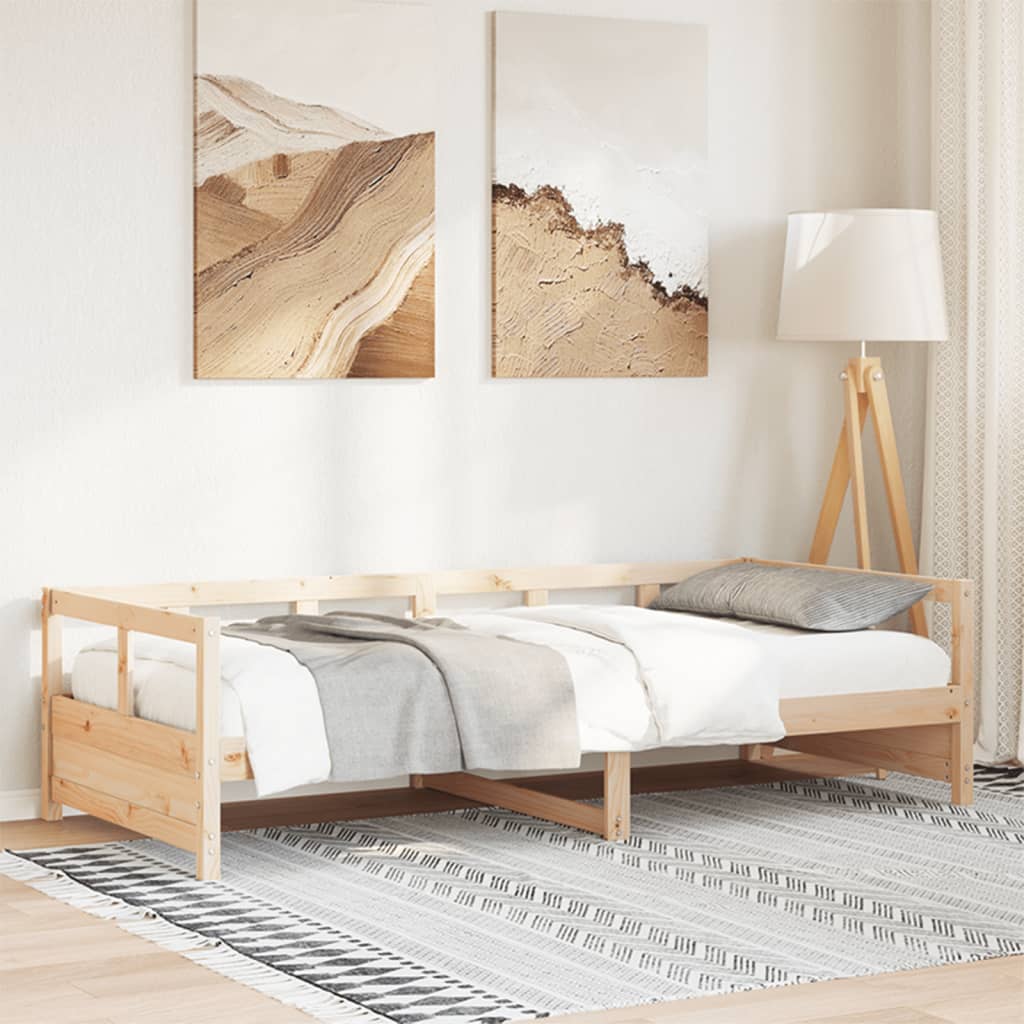 Slaapbank 90x190 cm massief grenenhout naturel Bedden & bedframes | Creëer jouw Trendy Thuis | Gratis bezorgd & Retour | Trendy.nl