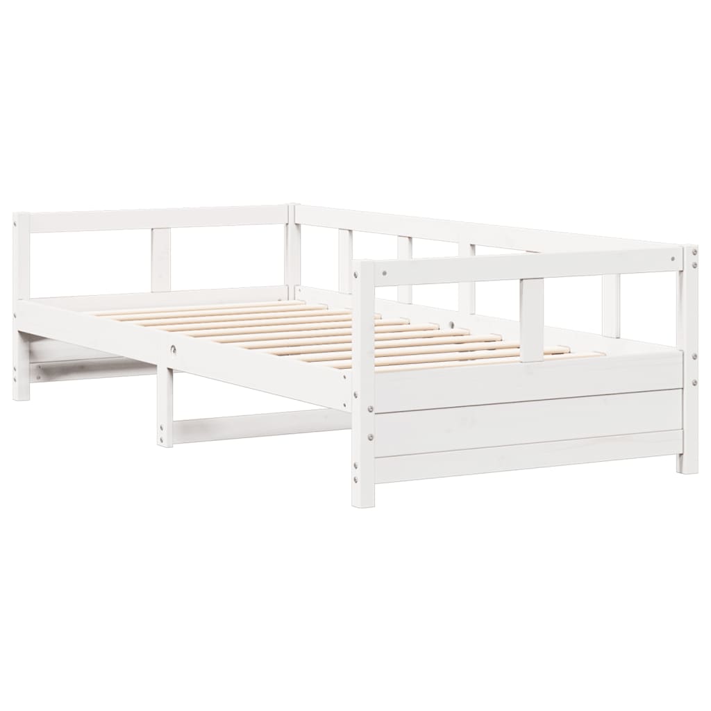 Slaapbank 90x190 cm massief grenenhout wit Bedden & bedframes | Creëer jouw Trendy Thuis | Gratis bezorgd & Retour | Trendy.nl