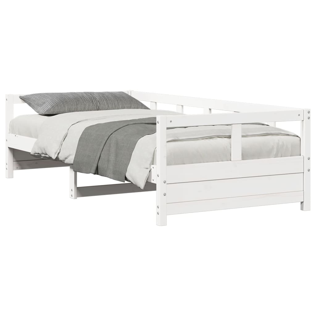 Slaapbank 90x190 cm massief grenenhout wit Bedden & bedframes | Creëer jouw Trendy Thuis | Gratis bezorgd & Retour | Trendy.nl