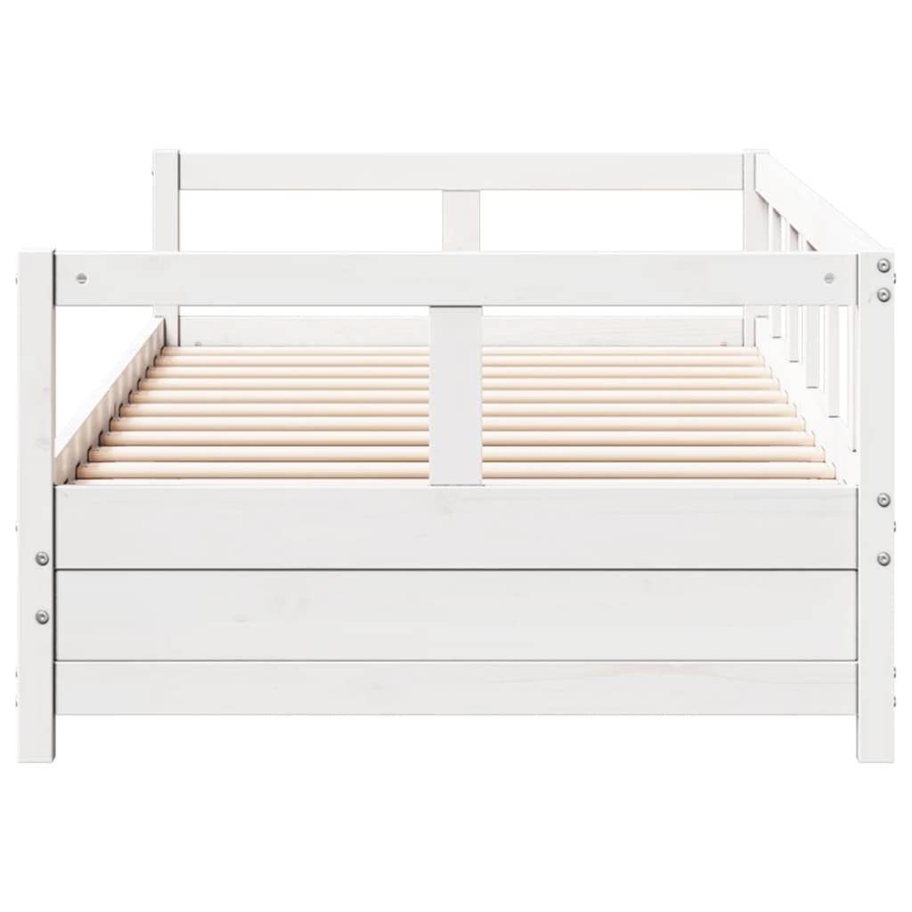 Slaapbank 90x190 cm massief grenenhout wit Bedden & bedframes | Creëer jouw Trendy Thuis | Gratis bezorgd & Retour | Trendy.nl