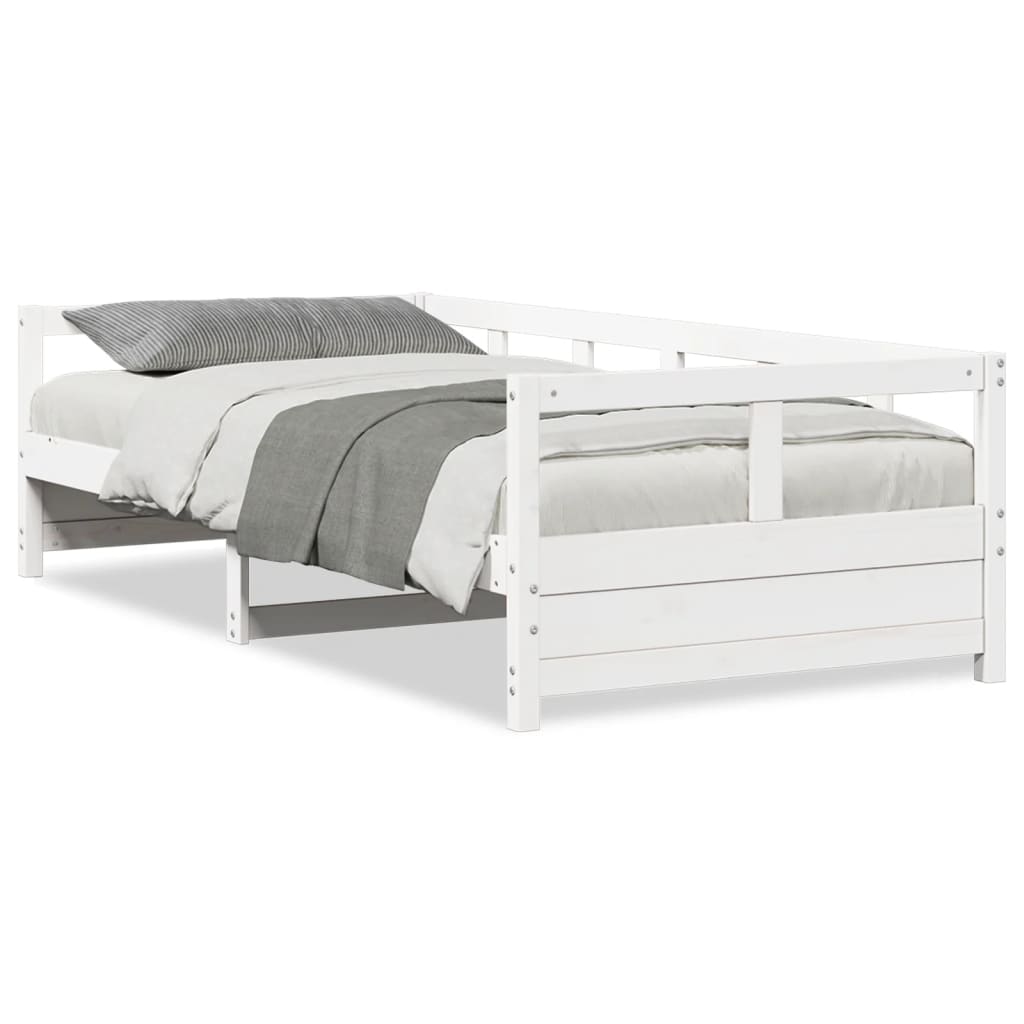 Slaapbank 90x190 cm massief grenenhout wit Bedden & bedframes | Creëer jouw Trendy Thuis | Gratis bezorgd & Retour | Trendy.nl