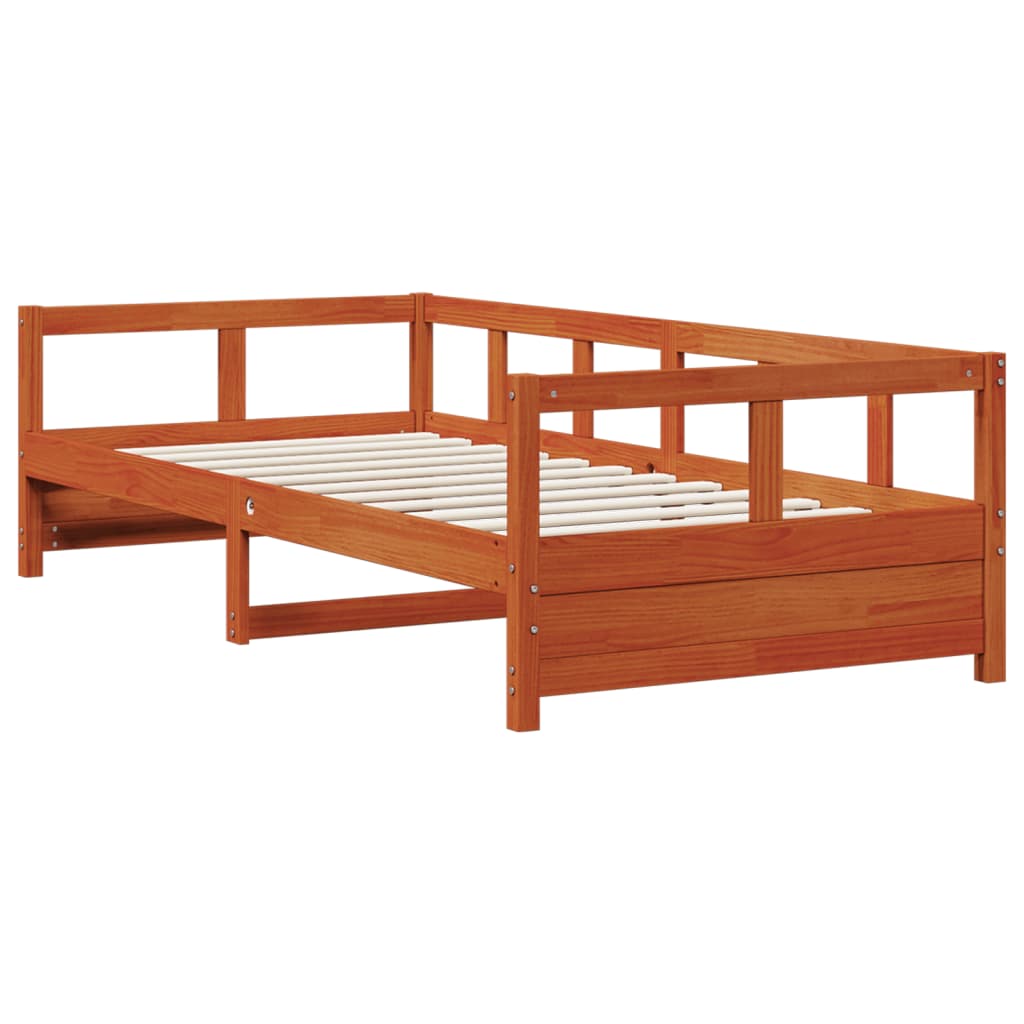 Slaapbank 90x190 cm massief grenenhout wasbruin Bedden & bedframes | Creëer jouw Trendy Thuis | Gratis bezorgd & Retour | Trendy.nl