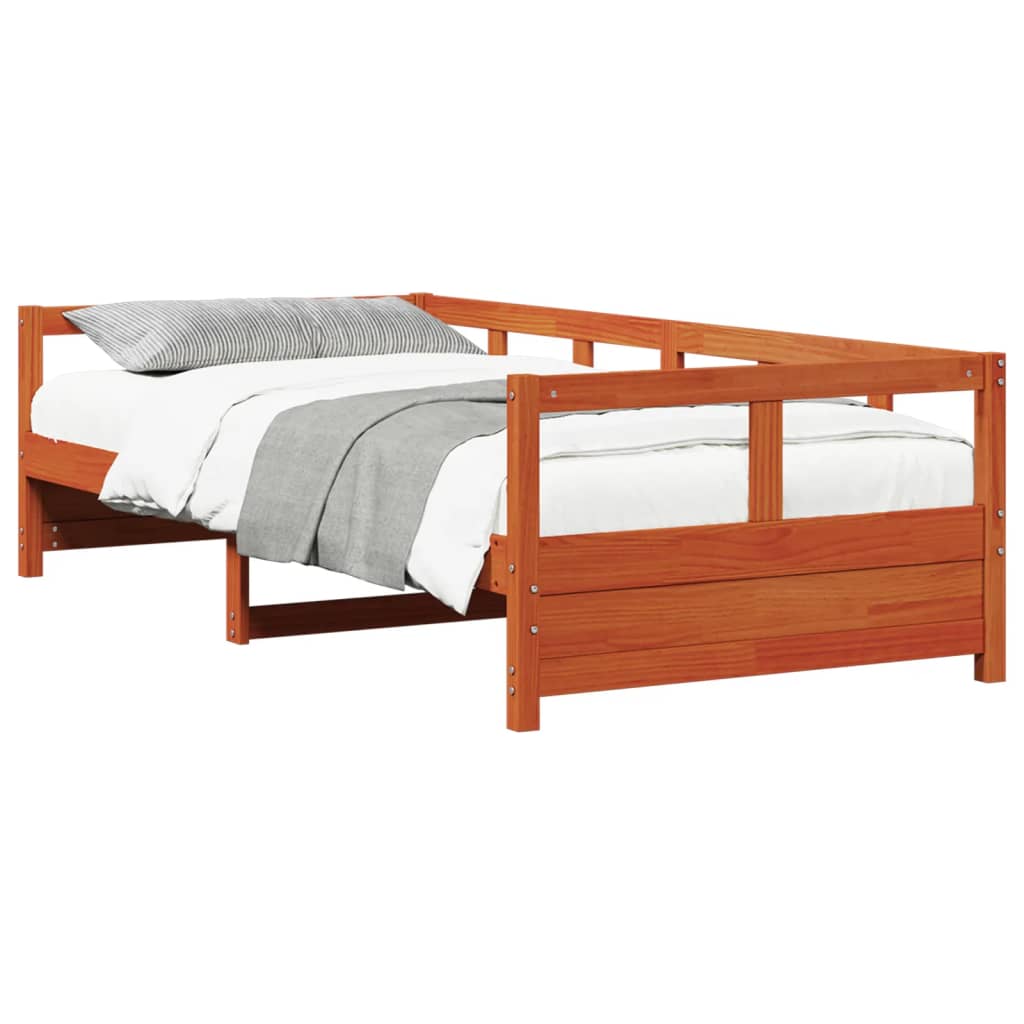 Slaapbank 90x190 cm massief grenenhout wasbruin Bedden & bedframes | Creëer jouw Trendy Thuis | Gratis bezorgd & Retour | Trendy.nl