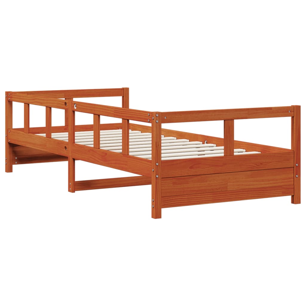 Slaapbank 90x190 cm massief grenenhout wasbruin Bedden & bedframes | Creëer jouw Trendy Thuis | Gratis bezorgd & Retour | Trendy.nl