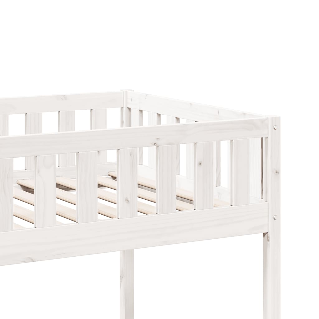 Kinderbed zonder matras massief grenenhout wit 90x190 cm Bedden & bedframes | Creëer jouw Trendy Thuis | Gratis bezorgd & Retour | Trendy.nl