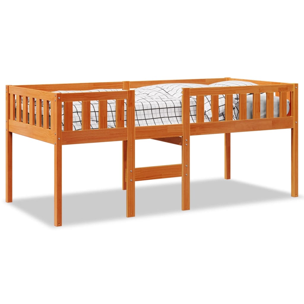 Kinderbed zonder matras massief grenenhout wasbruin 90x190 cm Bedden & bedframes | Creëer jouw Trendy Thuis | Gratis bezorgd & Retour | Trendy.nl