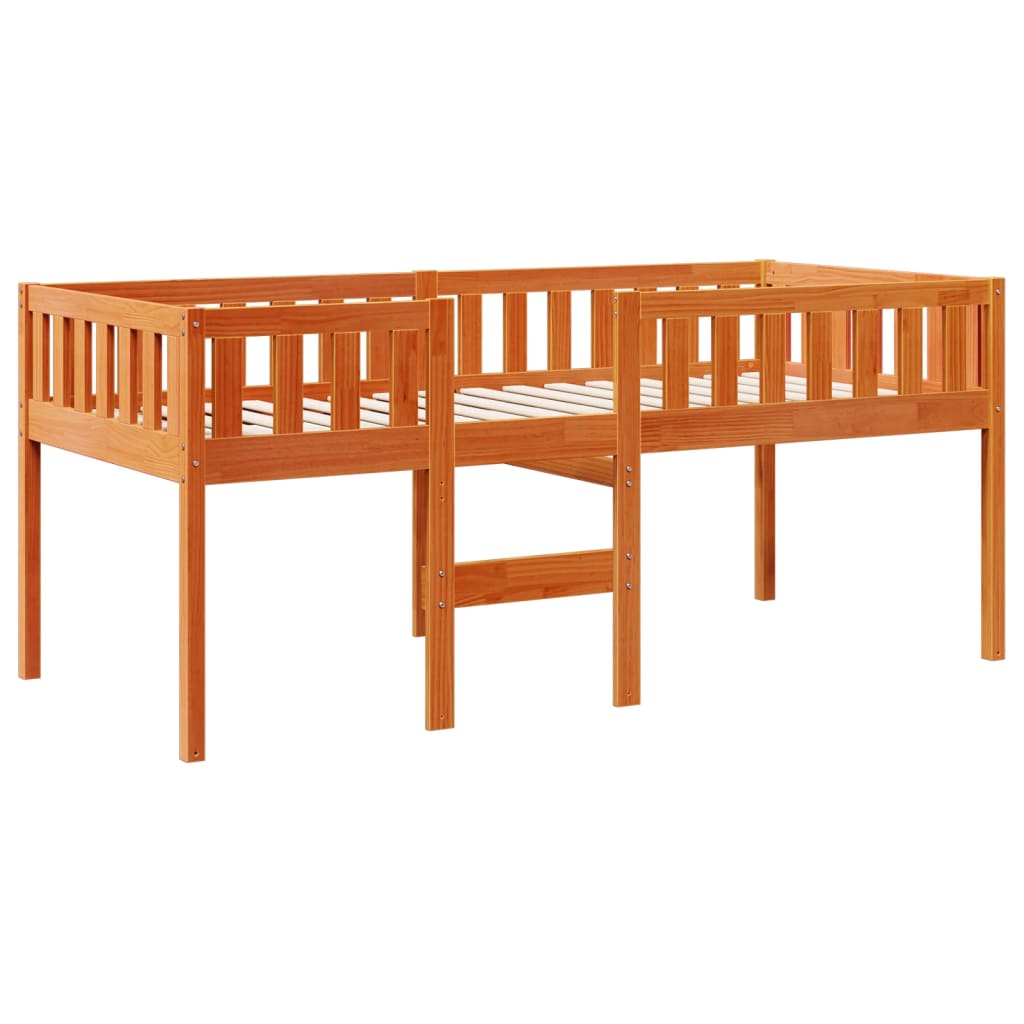 Kinderbed zonder matras massief grenenhout wasbruin 90x190 cm Bedden & bedframes | Creëer jouw Trendy Thuis | Gratis bezorgd & Retour | Trendy.nl