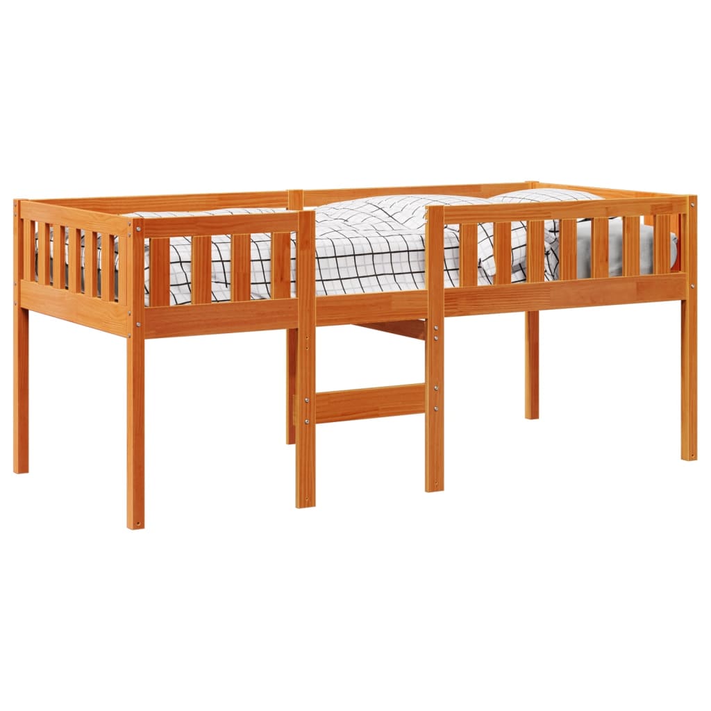 Kinderbed zonder matras massief grenenhout wasbruin 90x190 cm Bedden & bedframes | Creëer jouw Trendy Thuis | Gratis bezorgd & Retour | Trendy.nl