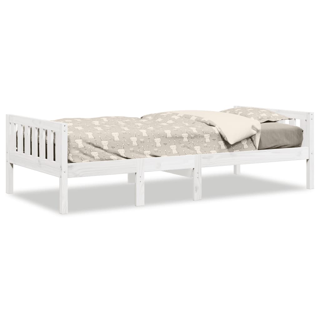 Kinderbed zonder matras massief grenenhout wit 90x190 cm Bedden & bedframes | Creëer jouw Trendy Thuis | Gratis bezorgd & Retour | Trendy.nl