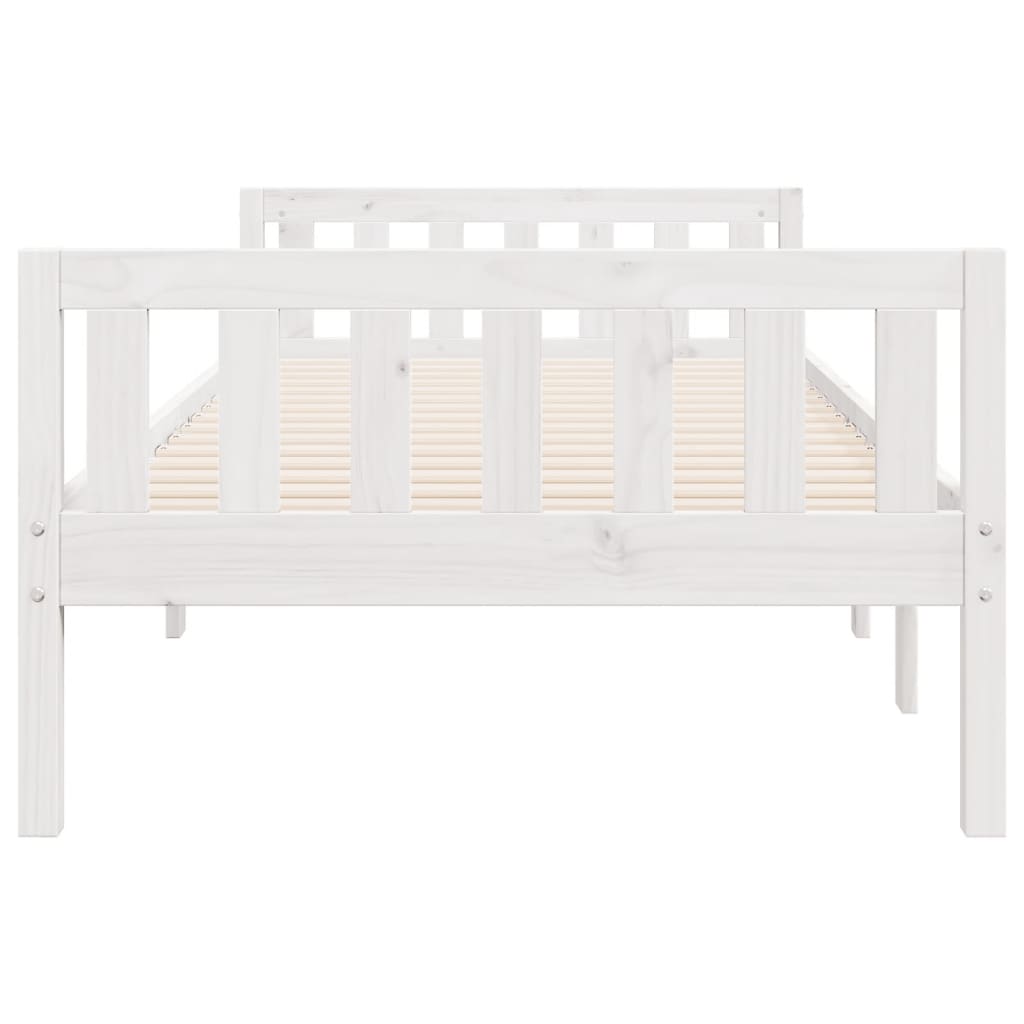 Kinderbed zonder matras massief grenenhout wit 90x190 cm Bedden & bedframes | Creëer jouw Trendy Thuis | Gratis bezorgd & Retour | Trendy.nl