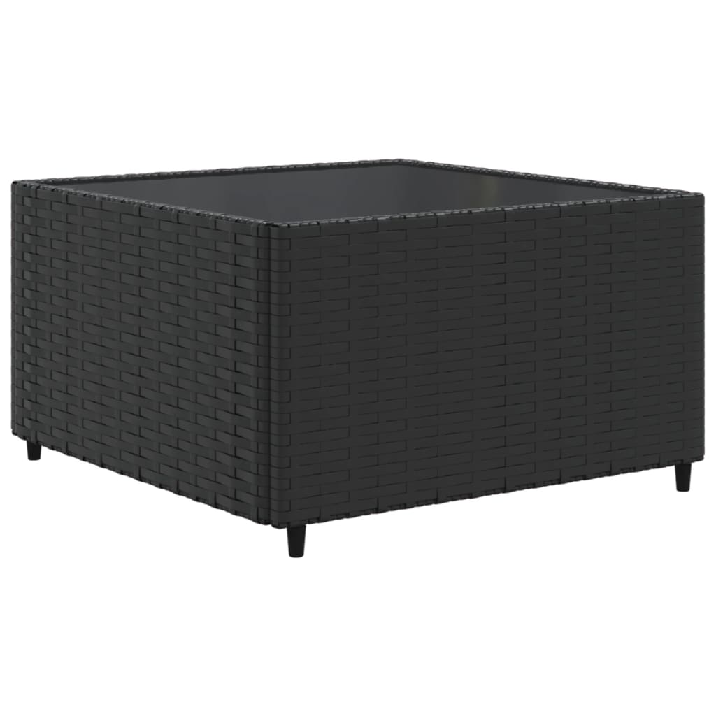 6-delige Loungeset met kussens poly rattan zwart Tuinsets | Creëer jouw Trendy Thuis | Gratis bezorgd & Retour | Trendy.nl