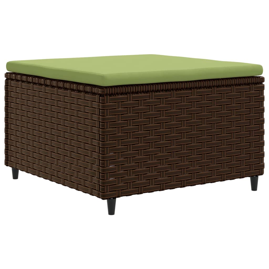 4-delige Loungeset met kussens poly rattan bruin Tuinsets | Creëer jouw Trendy Thuis | Gratis bezorgd & Retour | Trendy.nl