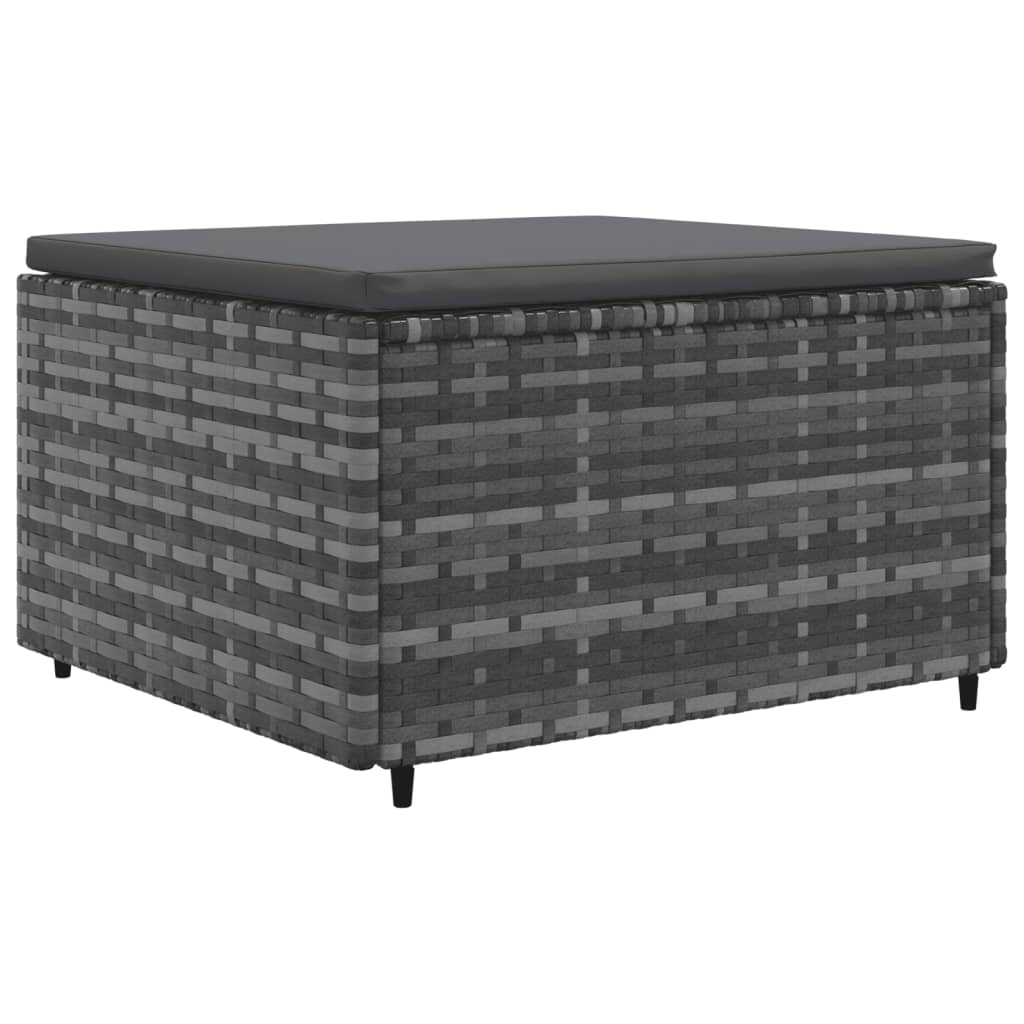 5-delige Loungeset met kussens poly rattan grijs Tuinsets | Creëer jouw Trendy Thuis | Gratis bezorgd & Retour | Trendy.nl