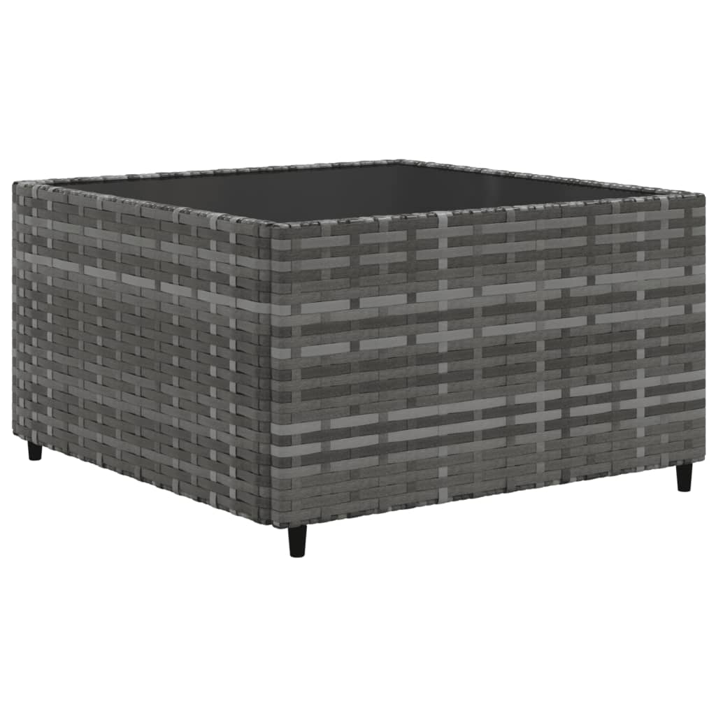 6-delige Loungeset met kussens poly rattan grijs Tuinsets | Creëer jouw Trendy Thuis | Gratis bezorgd & Retour | Trendy.nl